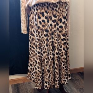 Philosophy Animal Print Skirt